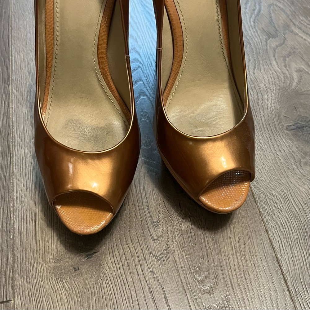 Brian Atwood peep tow platform pumps - Picture 6 of 8